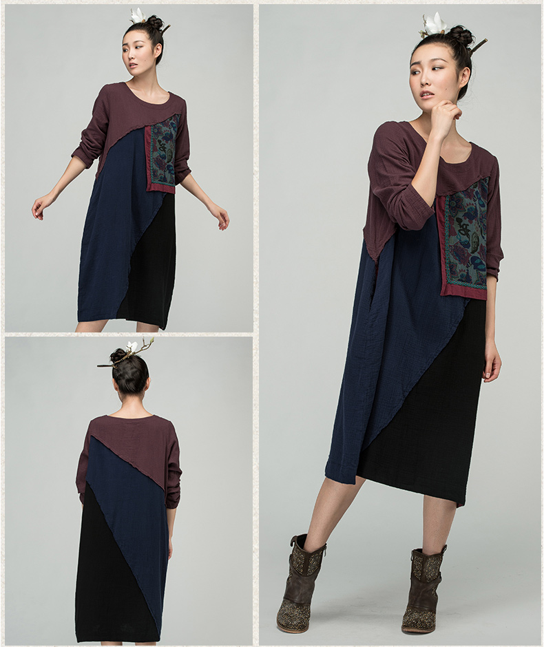 Jiqiuguer-long-sleeve-basic-color-block-patchwork-dress-in-one-piece-dress100-percent-ethnic-maxi-Lo-32455592912