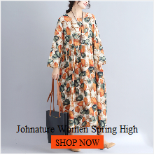 Johnature-Women-Dress-Cotton-Linen-Loose-2018-Autumn-New-Casual-Women-Clothes-3-Colour-Brief-Double--32761395938