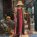 Johnature-Women-Floral-Maxi-Dress-Vintage-Long-Sleeve-Double-Cotton-Warm-Loose-2018-Fall-Winter-New--32751659016