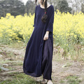 Johnature-Women-Maxi-Dress-Knitted-Loose-Bat-Sleeve-O-Neck-2018-Autumn-New-Warm-Warm-Plus-Size-Women-32723893450