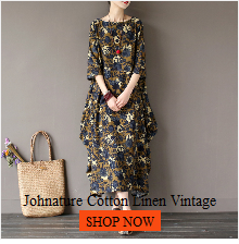 Johnature-Women-Vintage-Dress-Patckwork-2018-Autumn-New-Casual-O-Neck-Fold-Loose-Double-Cotton-Long--32780168653