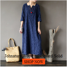 Johnature-Women-Vintage-Dress-Patckwork-2018-Autumn-New-Casual-O-Neck-Fold-Loose-Double-Cotton-Long--32780168653