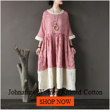 Johnature-Women-Vintage-Dress-Patckwork-2018-Autumn-New-Casual-O-Neck-Fold-Loose-Double-Cotton-Long--32780168653