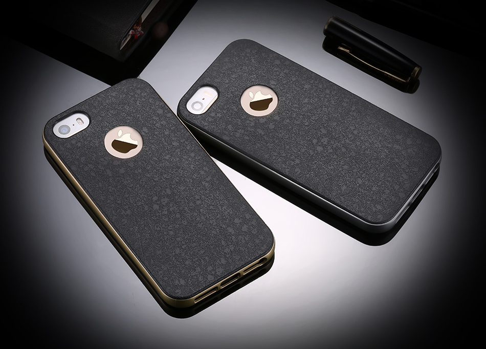 KISSCASE-Cool-Hybrid-Case-For-iPhone-5-5S-SE-5G-Hard-Back-Cover-Dual-Color-Ultra-Slim-Leather-Patter-32240588440