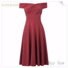 Kate-Kasin-Women-Robe-Pin-Up-Dress-Retro-Vintage-50s-60s-Rockabilly-Bow-Swing-Dress-Summer-Dresses-E-32795675145