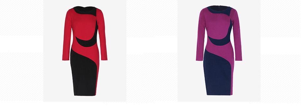 Kenancy-Clearance-3XL-Plus-Size-2-Colors-Hit-Color-Stitching-Office-Dress-Women-Long-Sleeve-Knee-Len-32780303125
