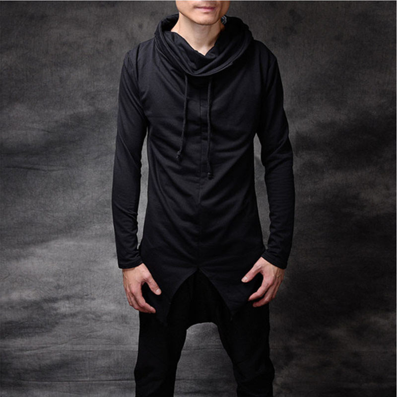Korean-Fashion-Mens-Punk-Style-Black-Pullover-With-Hood-Drawstring-Turtleneck-Hip-Hop-Gothic-Sweatsh-32713152629