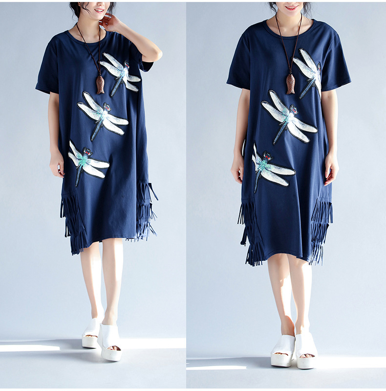 LANMREM-2018-new-Korean-version-of-large-size-women-loose-long-sleeves-dragonfly-embroidered-pure-dr-32792397317