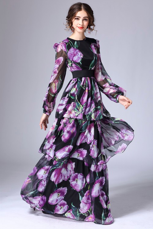 LD-LINDA-DELLA-New-Fashion-2016-Runway-Maxi-Dress-Women39s-Long-Sleeve-Vintage-Tiered-Tulip-Floral-P-32729477934