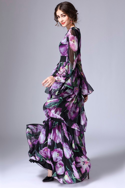 LD-LINDA-DELLA-New-Fashion-2016-Runway-Maxi-Dress-Women39s-Long-Sleeve-Vintage-Tiered-Tulip-Floral-P-32729477934