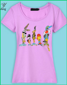 LIKEPINK-2017-Summer-Tops-Women-T-Shirt-Little-Cartoon-Classic-T-Shirt-Handmade-Tee-Shirt-Femme-Cami-32608308152