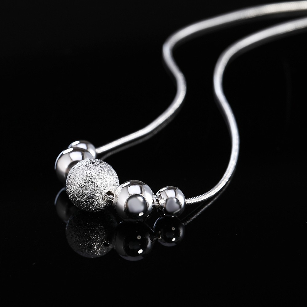 LN019-Lost-Money-Promotions-Free-shipping-Beautiful-fashion-Elegant-silver-plated--charm-chain-bead--812041608