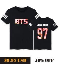 LUCKYFRIDAYF-Kpop-BTS-Bangtan-Boys-JUNG-KOOK-JHOPE-JIN-JIMIN-V-t-shirts-Women-short-sleeve-cotton--t-32690991831