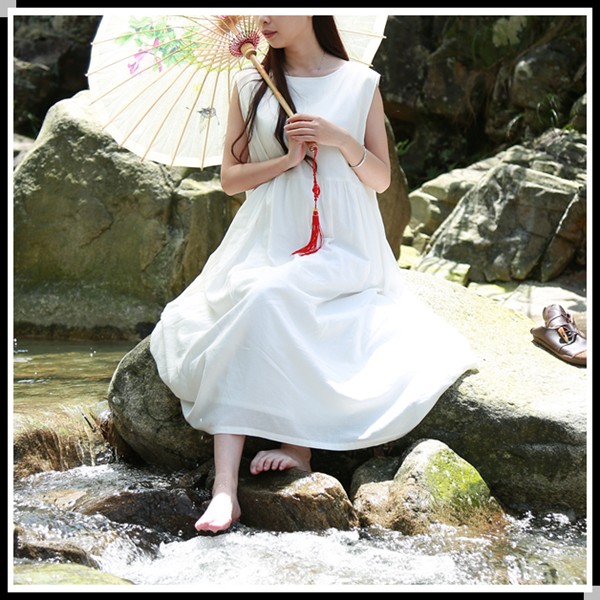LZJN-White-Tank-Dress-Cotton-Linen-Casual-Sundress-Mori-Girl-Maxi-Dresses-Large-Size-Robe-Femme-2018-32673116376