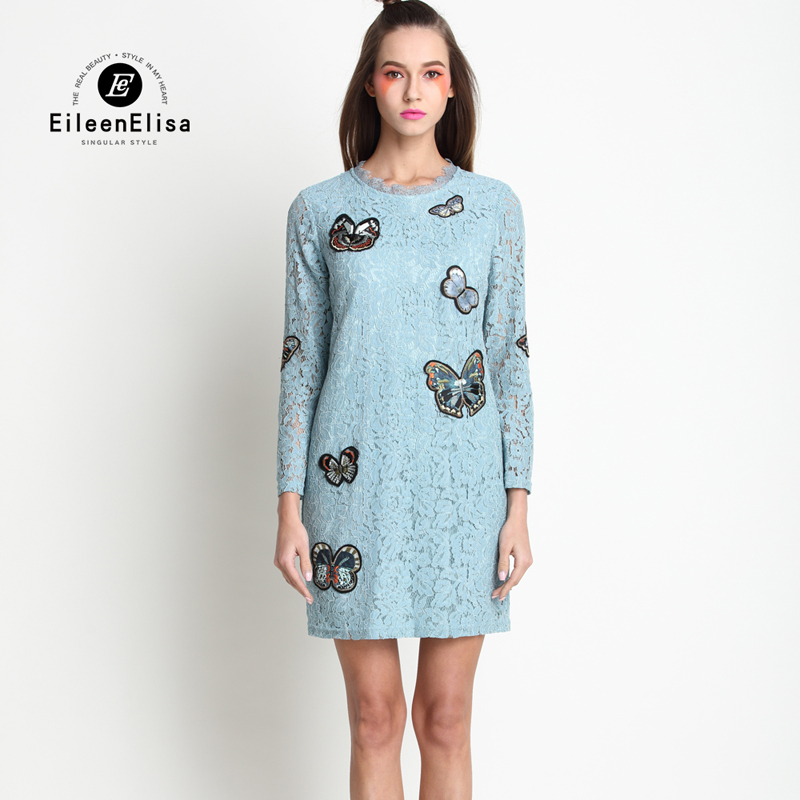 Lace-Dress-Hollow-Out-Long-Sleeve-Spring-Summer-Designer-Runway-Womens-Dresses-32797722439