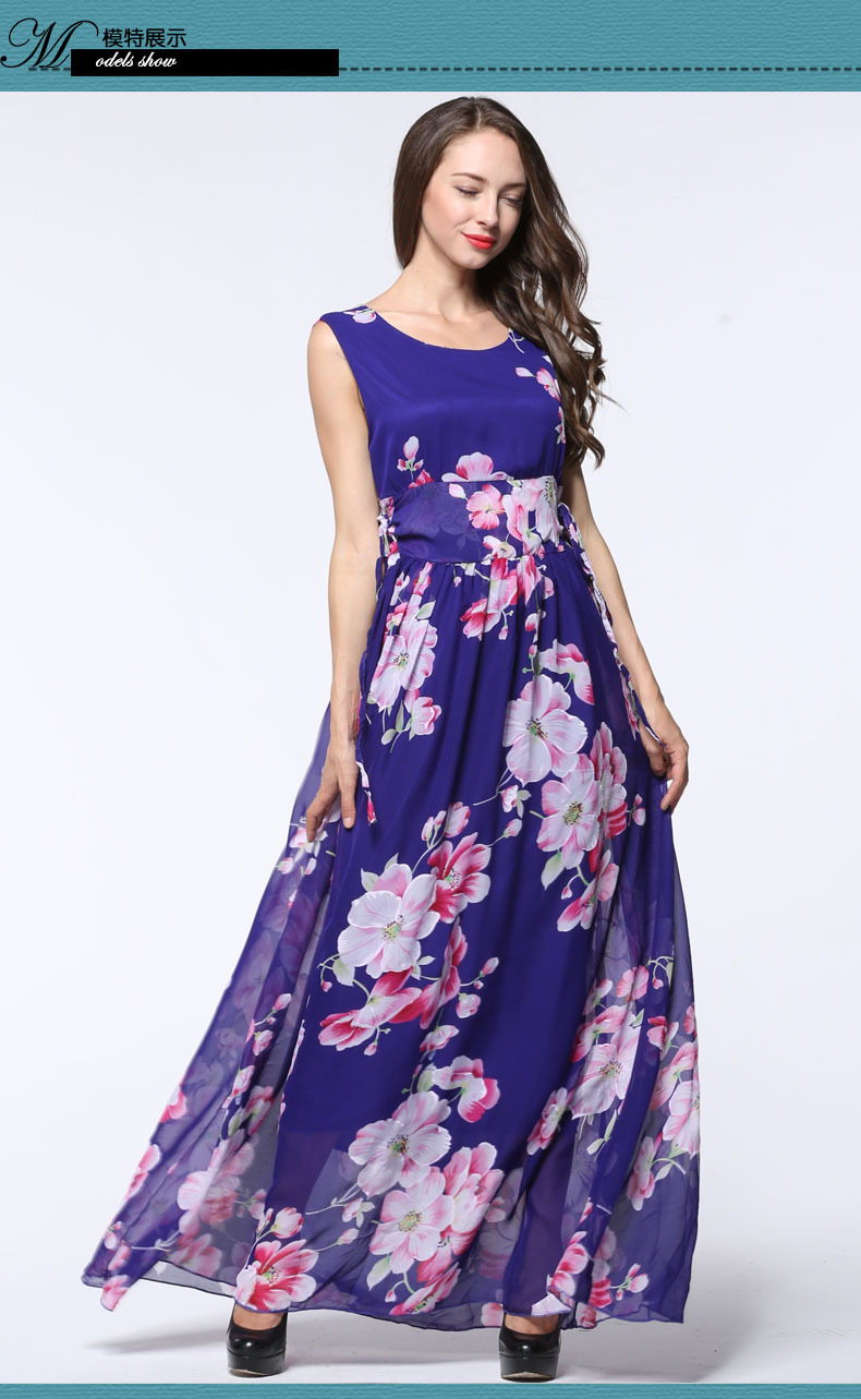 Large-Size-Maxi-Long-Chiffon-Dress-Summer-Style-Women-Boho-Elegant-Flower-Print-High-Wait-Sleeveless-32787690243