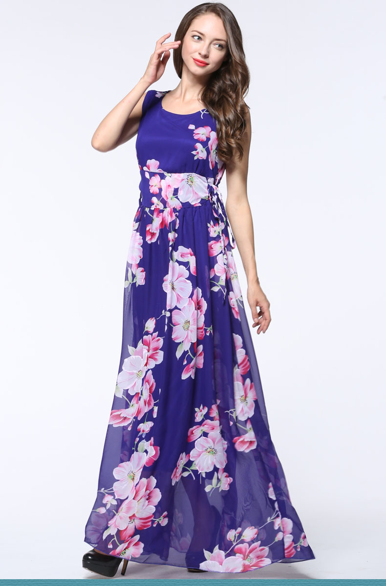 Large-Size-Maxi-Long-Chiffon-Dress-Summer-Style-Women-Boho-Elegant-Flower-Print-High-Wait-Sleeveless-32787690243