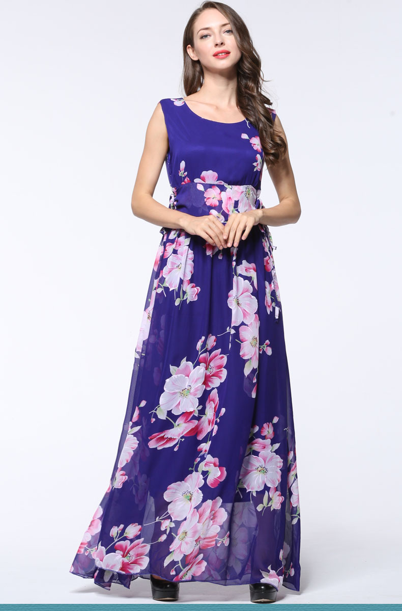 Large-Size-Maxi-Long-Chiffon-Dress-Summer-Style-Women-Boho-Elegant-Flower-Print-High-Wait-Sleeveless-32787690243