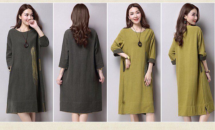 Linen-Dress-Women-Winter-Cotton-Maxi-Dresses-Loose-Casual-Vestidos-Plus-Size-Women-Clothing-Long-Eth-32683489877