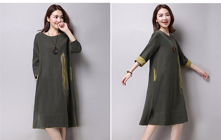 Linen-Dress-Women-Winter-Cotton-Maxi-Dresses-Loose-Casual-Vestidos-Plus-Size-Women-Clothing-Long-Eth-32683489877