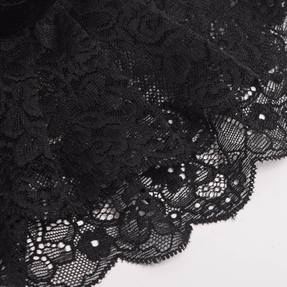 Lolita-Neck-Collar-Gothic-Punk-Neck-Ruff-Lace-Ribbon-Charm-Cosplay-Props-32651109237