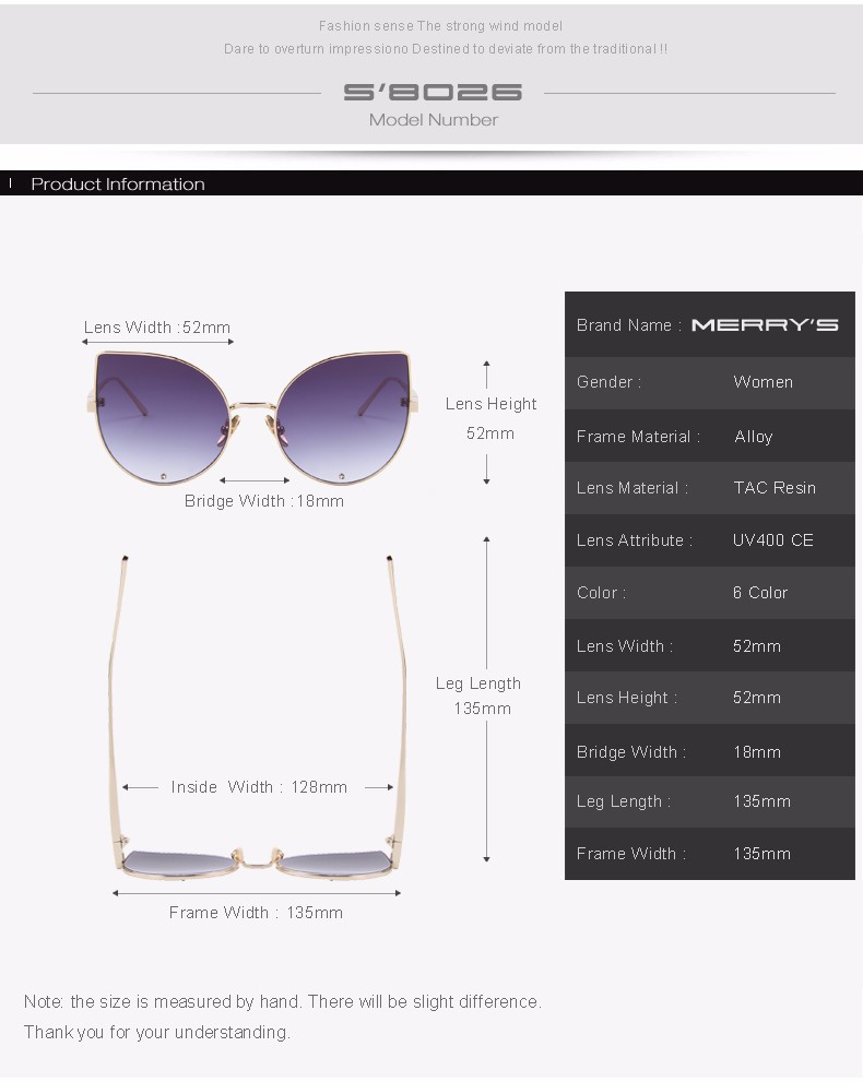 MERRY39S-Women-Cat-Eye-Sunglasses-Classic-Brand-Designer-Sunglasses-Luxury-Diamond-Encrusted-Lens-S3-32688135461