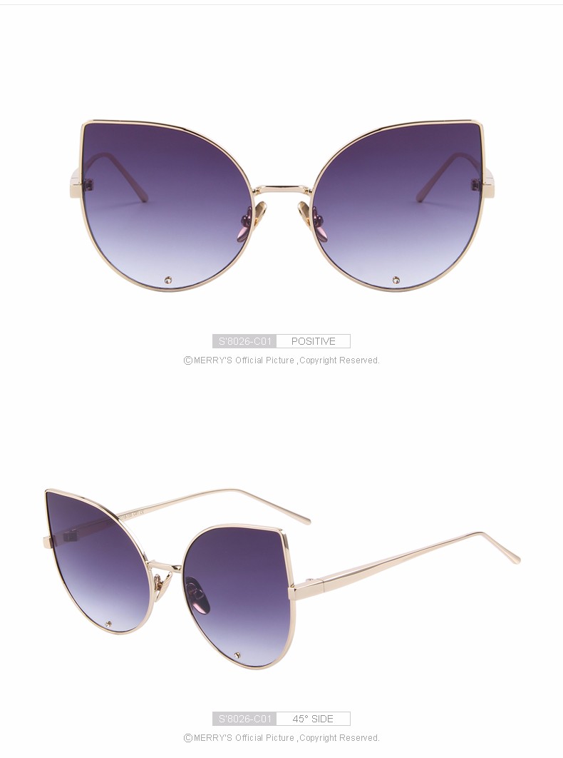 MERRY39S-Women-Cat-Eye-Sunglasses-Classic-Brand-Designer-Sunglasses-Luxury-Diamond-Encrusted-Lens-S3-32688135461