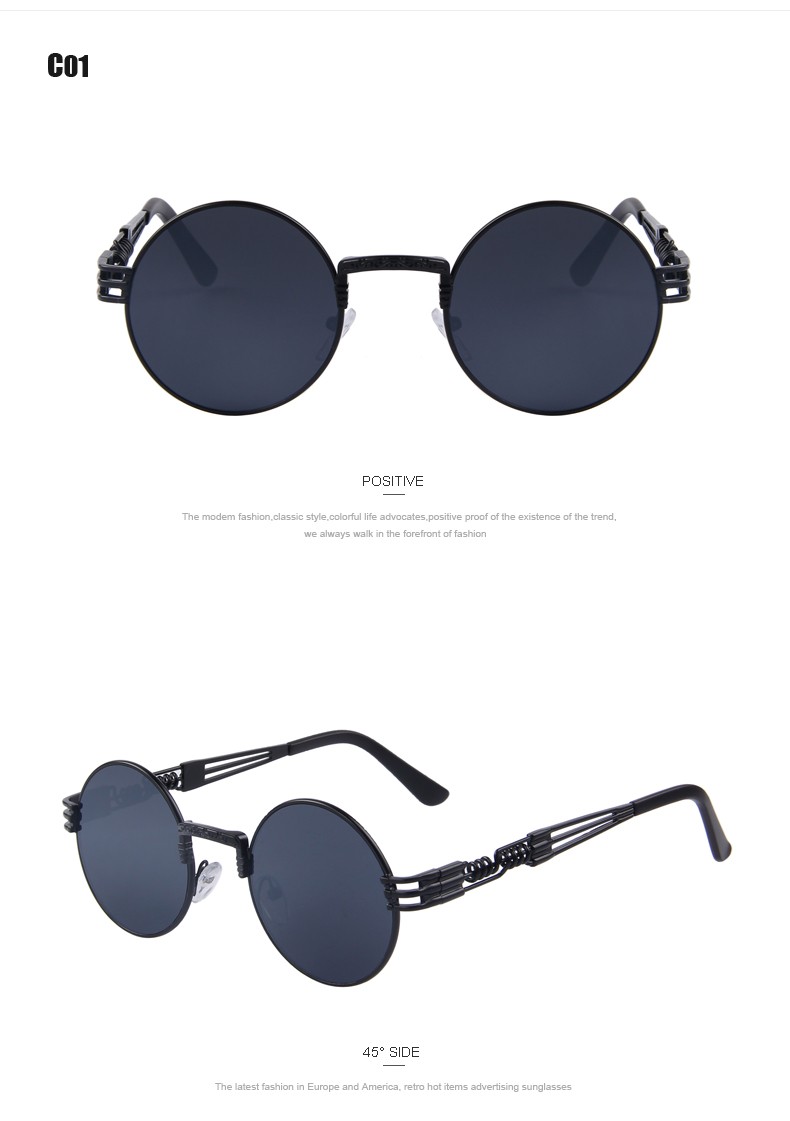 MERRY39S-Women-Steampunk-Sunglasses-Men-Retro-Round-Sunglasses-Metal-Sun-glasses-Men-Oculos-De-Sol-U-32551902589