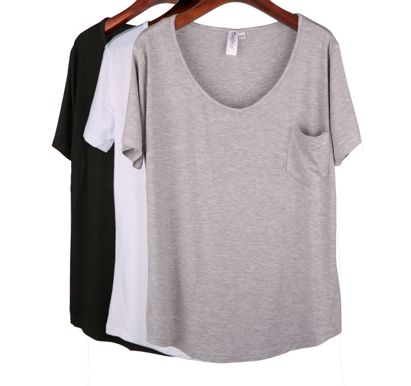 Magfeliz-short-Sleeve-T-shirt-Women-T-Shirt-Womens-Camisas-Femininas-Solid-color-T-shirt-tee-shirt-f-32750365924