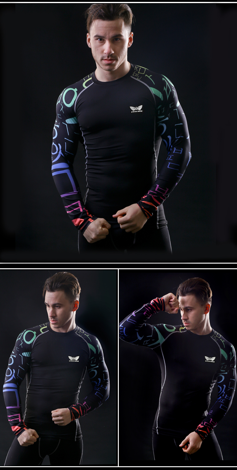 Men-Compression-Long-sleeve-Breathable-Quick-Dry-T-Shirts-Bodybuilding-Weight-lifting-Base-Layer-Fit-32738267011