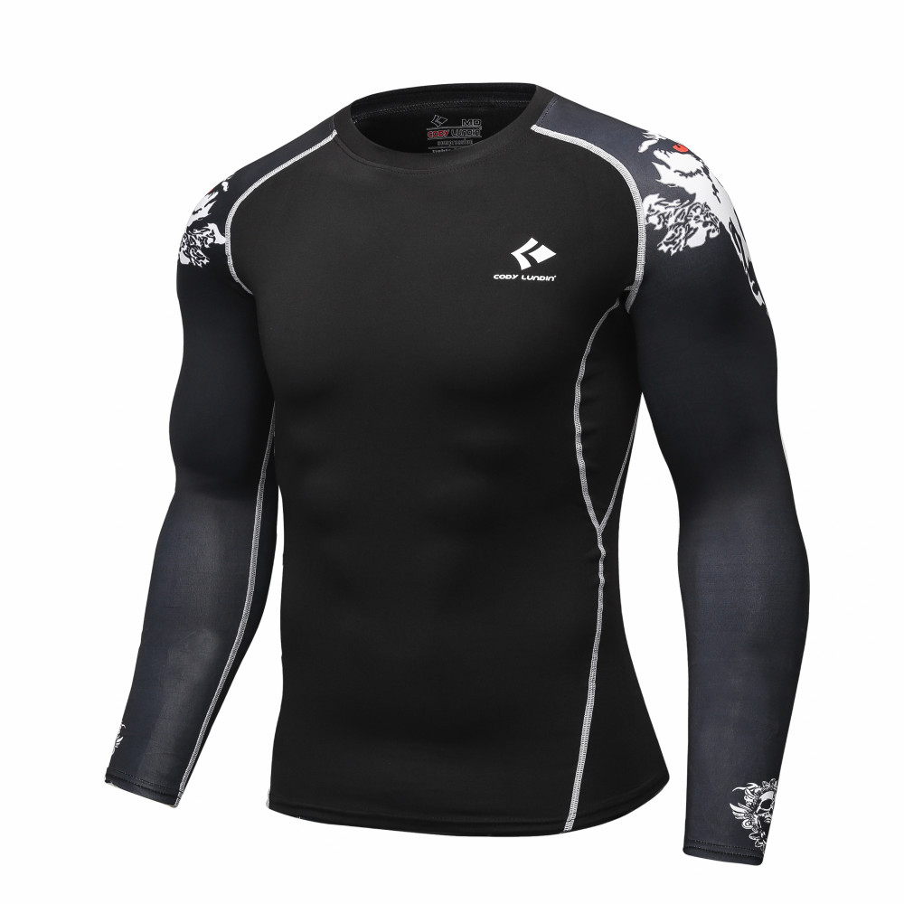 Men-Compression-Shirts-MMA-Rashguard-Keep-Fit-Fitness-Long-Sleeves-Base-Layer-Skin-Tight-Weight-Lift-32780929385