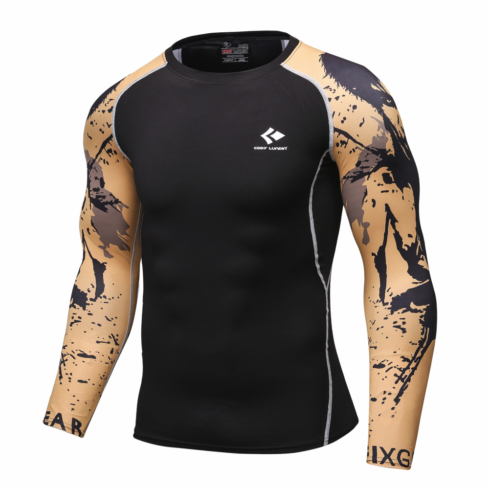 Men-Compression-Shirts-MMA-Rashguard-Keep-Fit-Fitness-Long-Sleeves-Base-Layer-Skin-Tight-Weight-Lift-32780929385