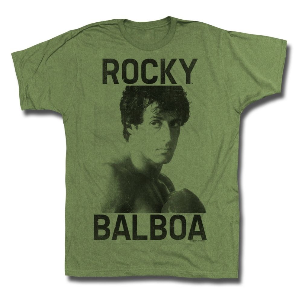 Men39s-Summer-Fashion-100-Cotton-T-Shirt-ROCKY-BALBOA-Pose-T-Shirt-NEW-Movie-Sylvester-Stallone-Shor-32727746541