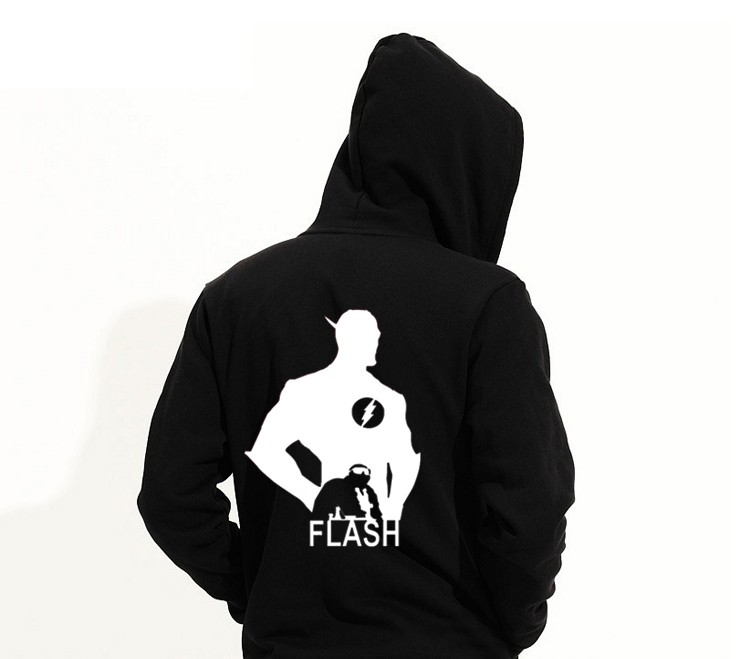 Mens-Casual-2016-The-Flash-Star-Laboratories-Logo-Hoodies-Zip-up-Winter-Super-Warm-Fleece-Sweatshirt-32590699033