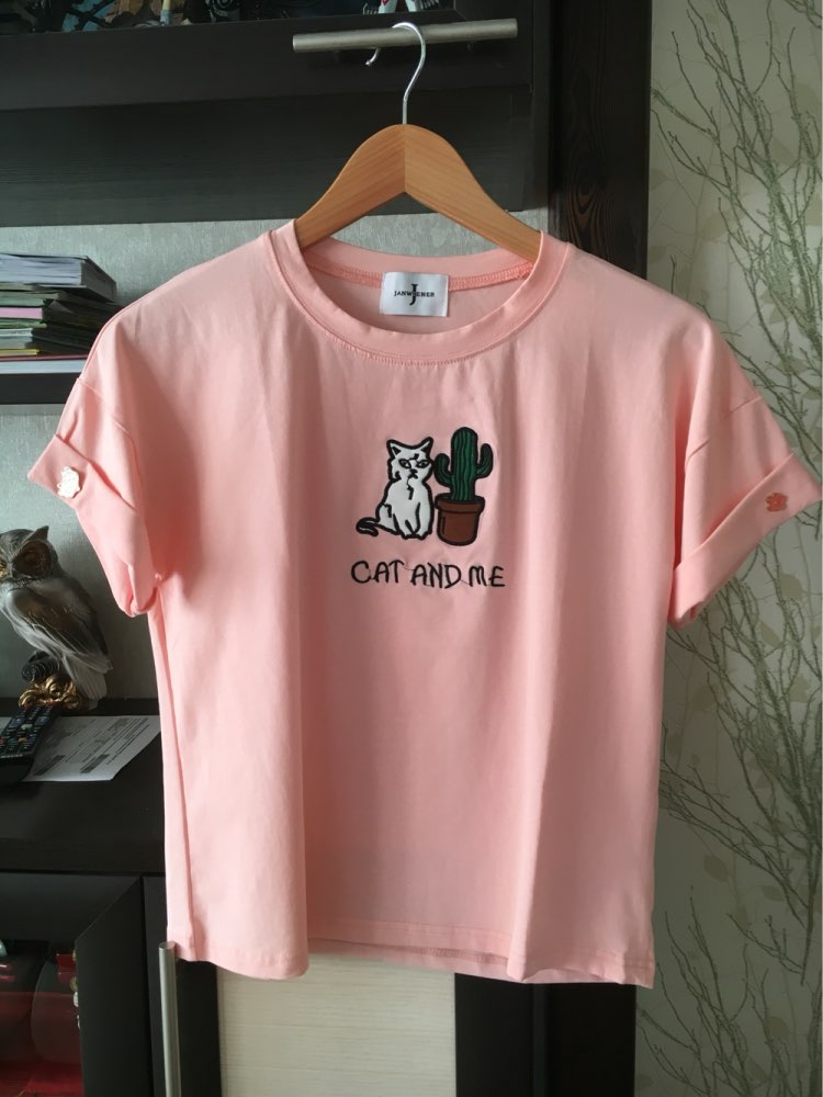 Merry-Pretty-Harajuku-t-shirt-women-Korean-style-t-shirt-tee-kawaii-cat-embroidery-cotton-tops-shirt-32410294451