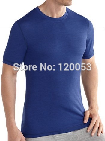 Middle-Weight-180GSM-100-Australia-Merino-Wool-Mens-Short-Sleeve-T-Shirt-Merino-Wool-T-Shirt-6-Color-32788295845