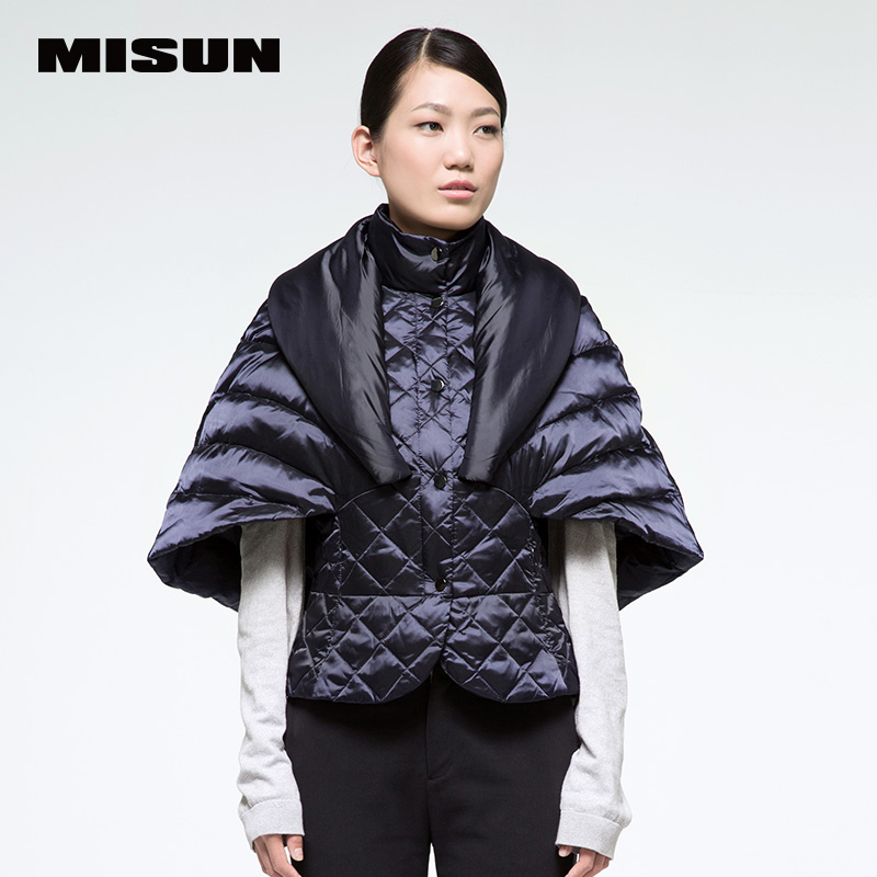 Misun-2016-vintage-cloak-design-short-down-coat-faux-two-piece-poncho-down-coat-female--32795257049