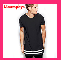 Moomphya-Mens-Hooded-T-Shirt-Hipster-Hip-Hop-Streetwear-T-Shirt-Men-Longline-Zipper-T-Shirts-Short-S-32767250140