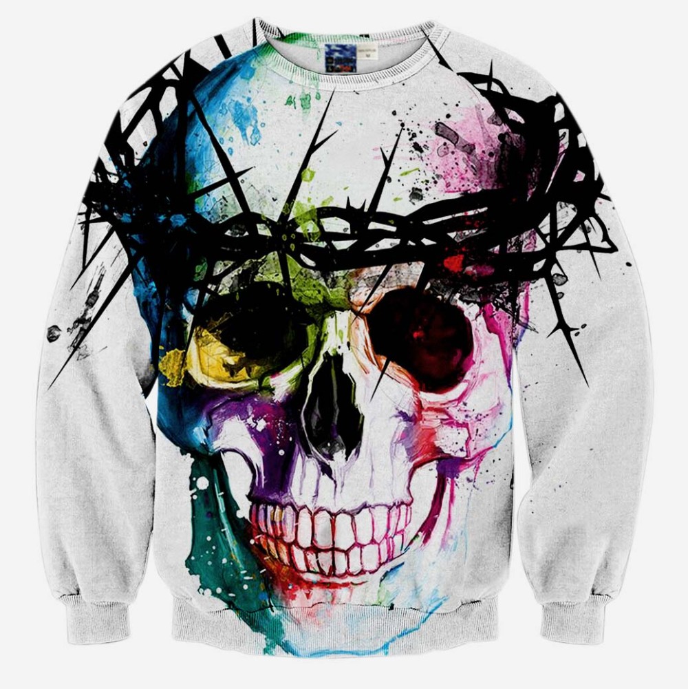 Mr1991INC-Harajuku-Skull-fashion-men39s-3d-sweatshirt-printed-tree-head-ring-skull-hip-hop-hoodies-l-32541924026