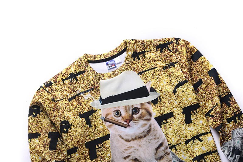 Mr1991INC-New-Arrival-Menwomen-3d-sweatshirts-funny-print-smoking-cat-and-gun-dollars-thin-style-aut-32708251019