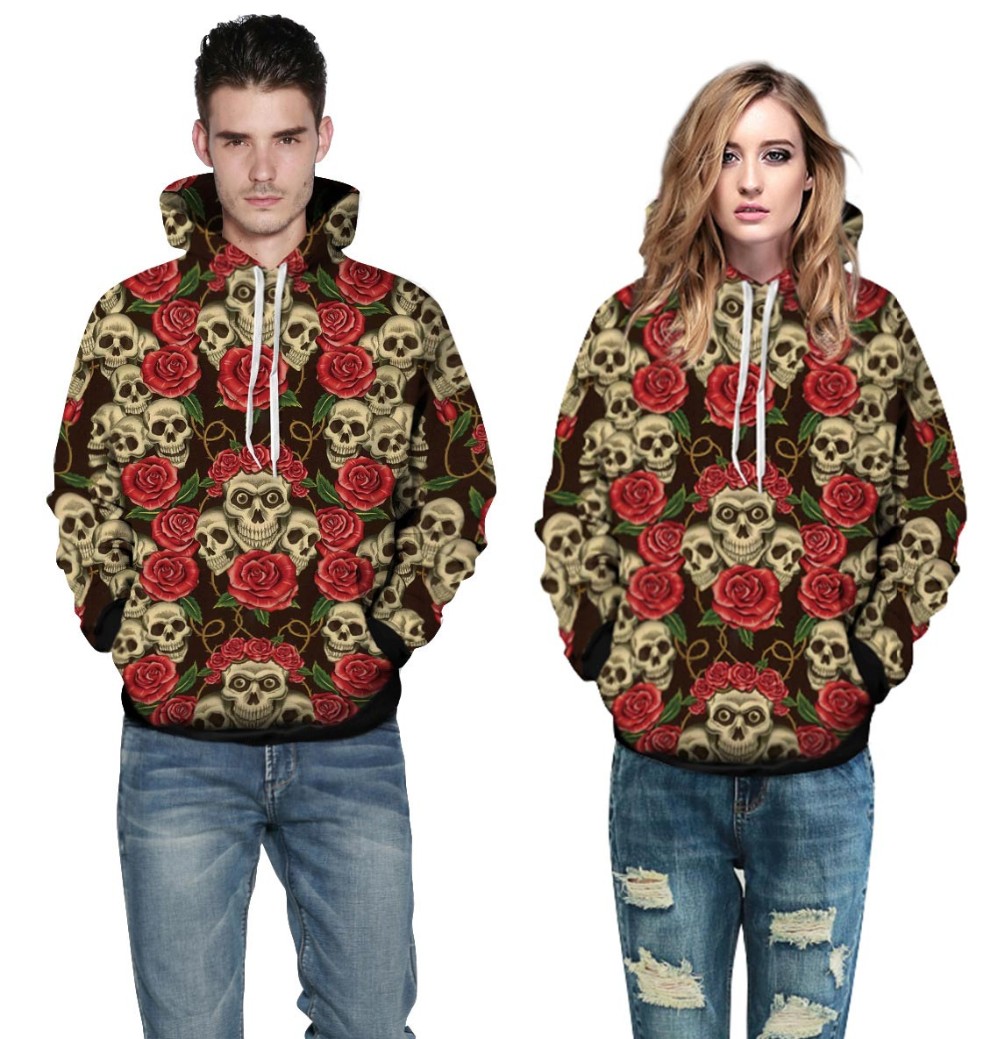 Mr1991INC-New-Autumn-Winter-Fashion-Menwomen-Hooded-Hoodies-Print-Roses-Flowers-Skulls-3d-Sweatshirt-32721442797