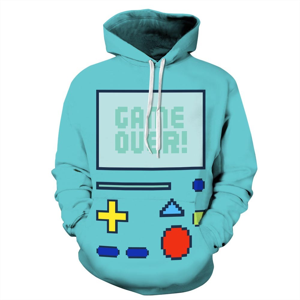 Mr1991INC-New-Fashion-MenWomen-Hoodies-Hooded-3d-Sweatshirt-Men-Print-Anime-Adventure-Time-Robot-lov-32577195414