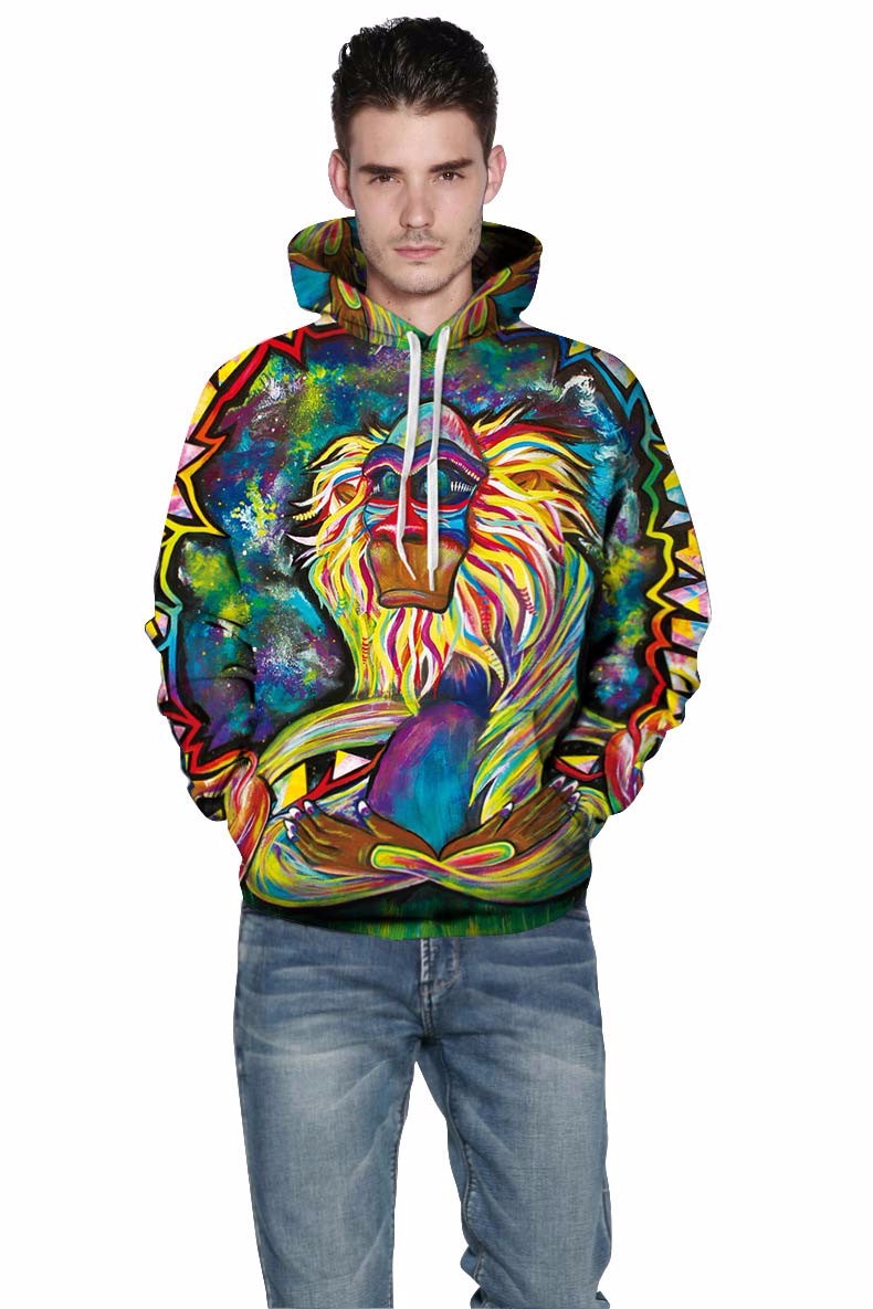 Mr1991INC-Spring-Autumn-Thin-Hooded-Hoodies-Menwomen-3d-Sweatshirts-With-Cap-Print-Wizard-Clown-Oil--32749670382