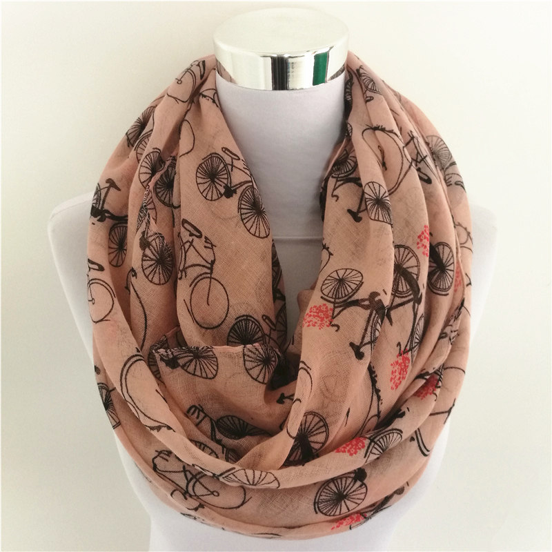 Multi-Usage-Fashion-Women-Bicycle-infinity-scarf-Prints-Shawl-Lady-Long--Stripe-Scarf-Popular--four--32519564489