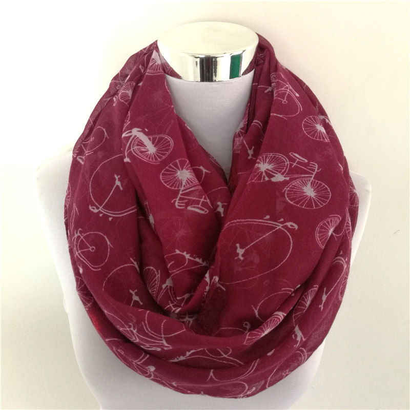 Multi-Usage-Fashion-Women-Bicycle-infinity-scarf-Prints-Shawl-Lady-Long--Stripe-Scarf-Popular--four--32519564489