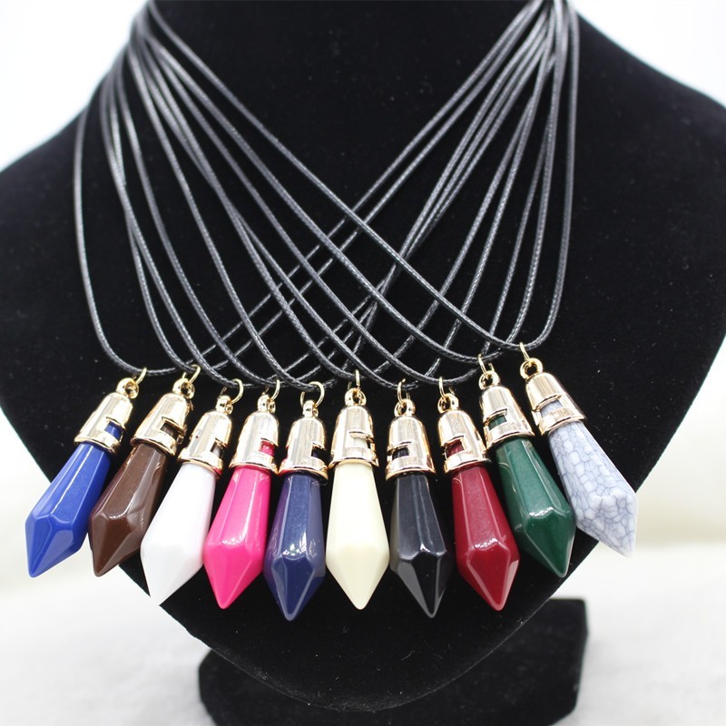 N697-Twisted-Braided-Rope-2mm-Black-PU-Leather-Cord-Chain-Necklace-Silver-Clasp-String-Ropes-Men-Wom-32660833162