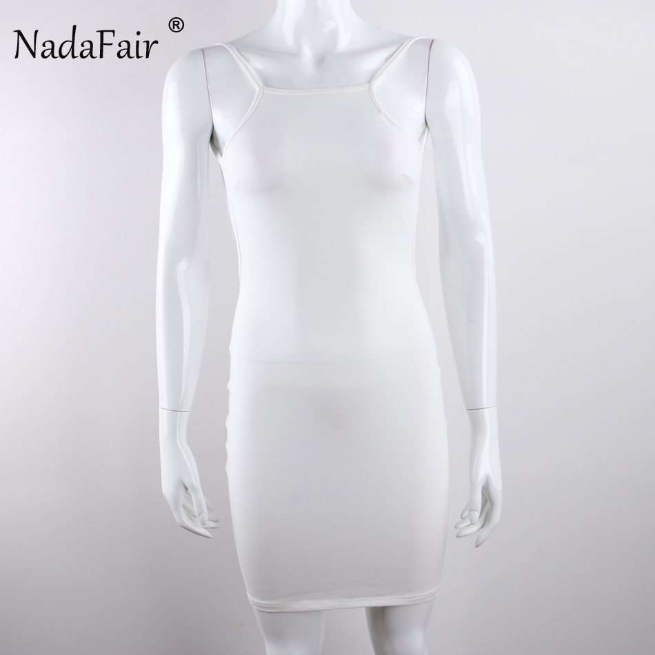 Nadafair-95-Cotton-Spaghetti-Strap-Black-Sexy-Club-Backless-Bodycon-Dress-Women-Summer-Beach-Casual--32798296189