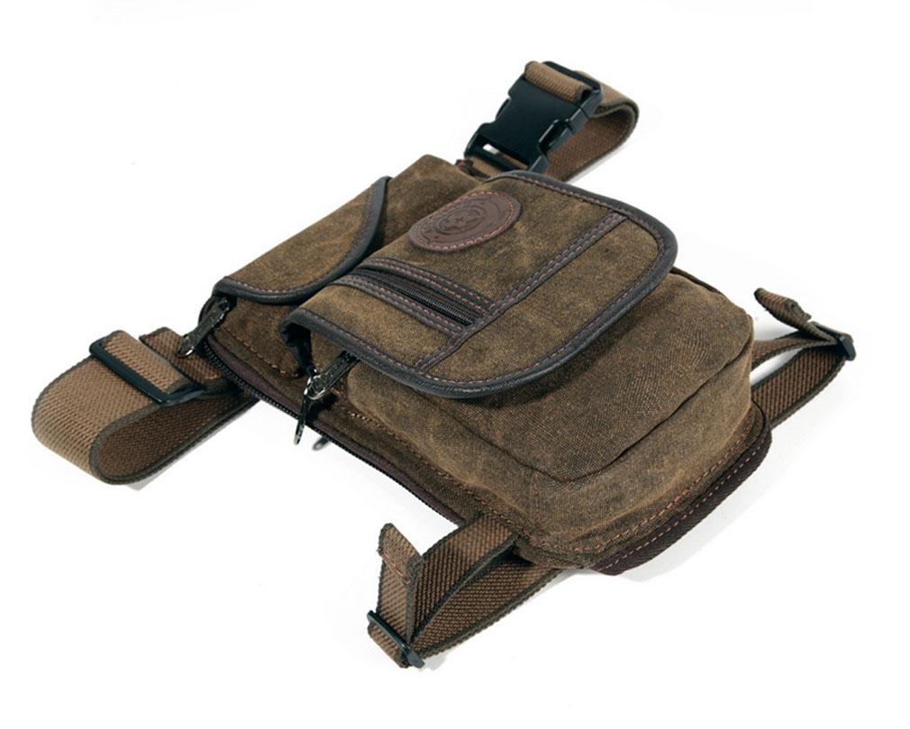 New--Men39s--Canvas-Hip-Belt-Bum-Fanny-Pack-Waist-Thigh-Leg-Drop-Bag-Military--Riding-Motorcycle--Me-32627634802