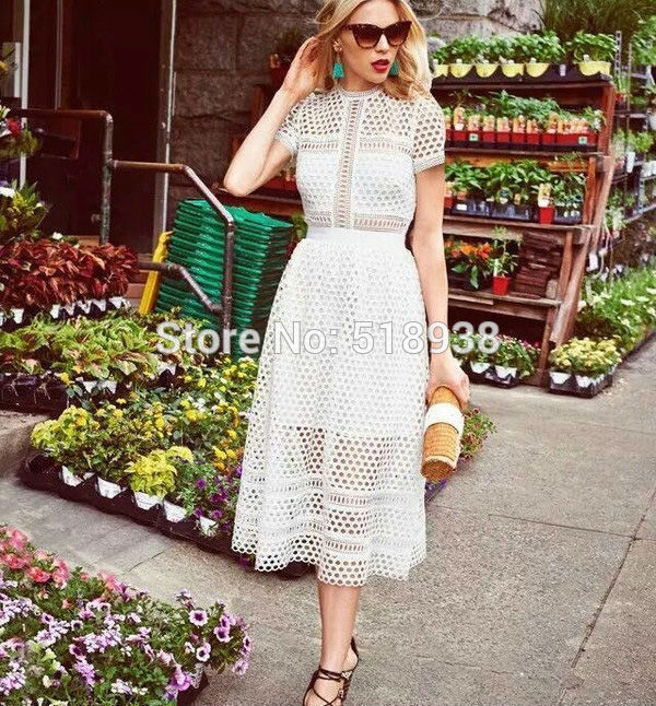 New-2015-summer-style-brand-fashion-bohemian-women-white-hollow-out-lace-dress-midi-mid-calf-elegant-32398331863