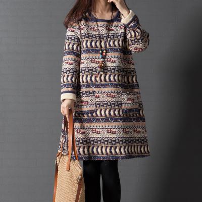 New-2016-Autumn-And-Winter-Fashion-National-Style-Vintage-Print-Long-Sleeve-Loose-Comfortable-Women--32739625726